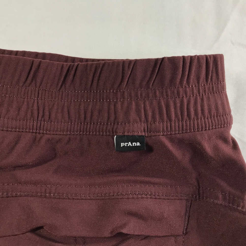 Prana Halle Skort Womens 8 Dark Red Burgundy Hiking Travel Stretch Active Mini - Picture 7 of 8